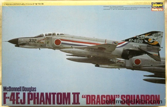 Hasegawa 1/48 F-4EJ Phantom II Dragon Squadron - 303 Sq 6 AW / 305 Sq 7 AW (Two Different Aircraft), P2x plastic model kit